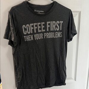 Bluenotes Charcoal Graphic Tee for Men